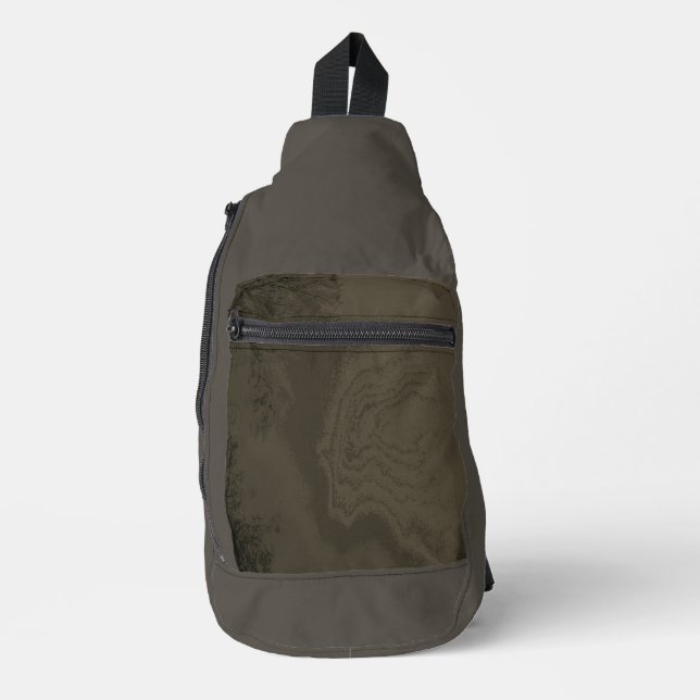 Druckknopfbeutel Crossbody Bag (Vorderseite)
