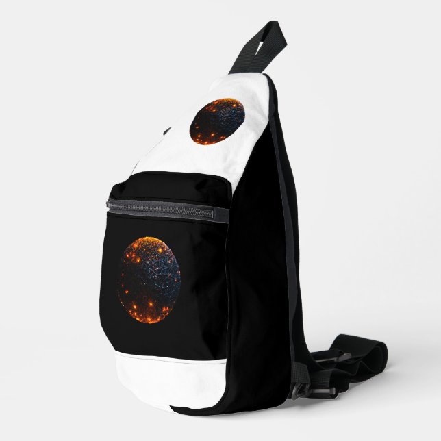 Druckknopfbeutel Crossbody Bag (Rechte Ecke)