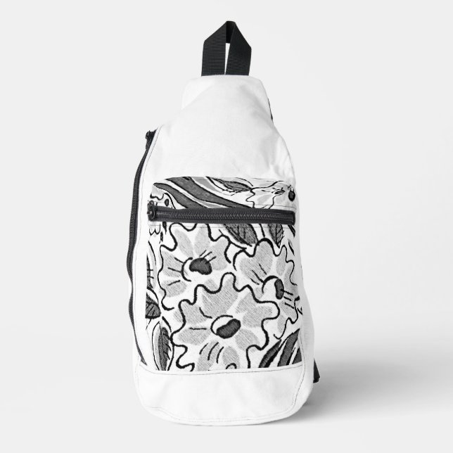 Druckknopfbeutel Crossbody Bag (Vorderseite)
