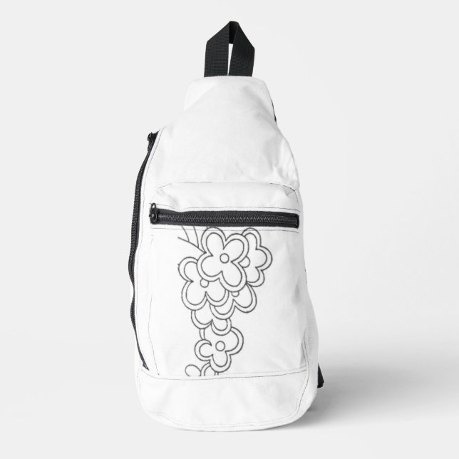 Druckknopfbeutel Crossbody Bag (Vorderseite)