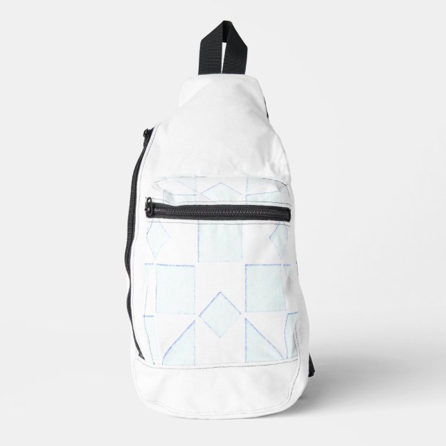 Druckknopfbeutel Crossbody Bag (Vorderseite)