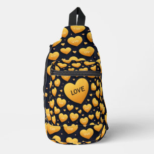 Druckknopfbeutel Crossbody Bag