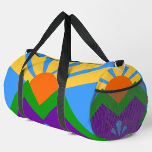 Druckknopfbeutel mit Fahne von Manitou Springs, US Duffle Bag