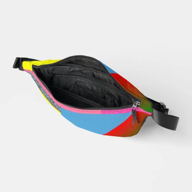 Druckknopffarben der Nähtasche Bauchtasche (Offen)