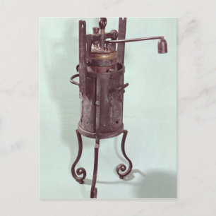 Druckkochtopf erfunden von Denis Papin 1679 Postkarte