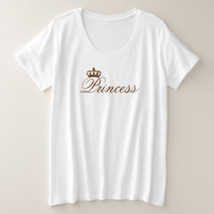 Druckkronen (Optionen für Stil und Größe) - Große Größe T-Shirt