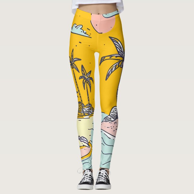 Druckleggings Leggings (Vorderseite)