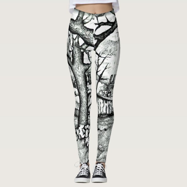Druckleggings Leggings (Vorderseite)