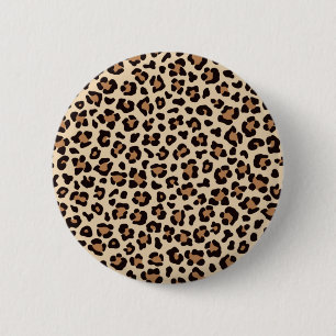 Druckmuster aus Pastell-Leopard Button