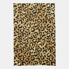 Druckmuster aus Wild & Exotic Leopard Geschirrtuch