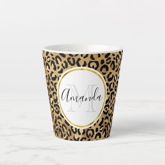 Druckmuster aus Wild & Exotic Leopard Milchtasse (Vorderseite)