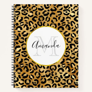 Druckmuster aus Wild & Exotic Leopard Notizbuch