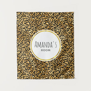 Druckmuster aus Wild & Exotic Leopard Wandteppich