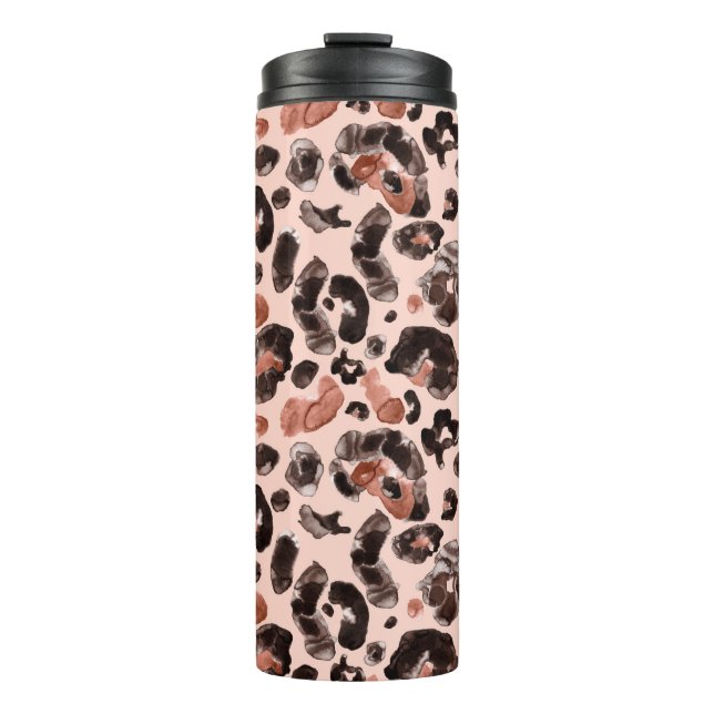 Druckmuster für Leoparden Thermosbecher (Vorderseite)