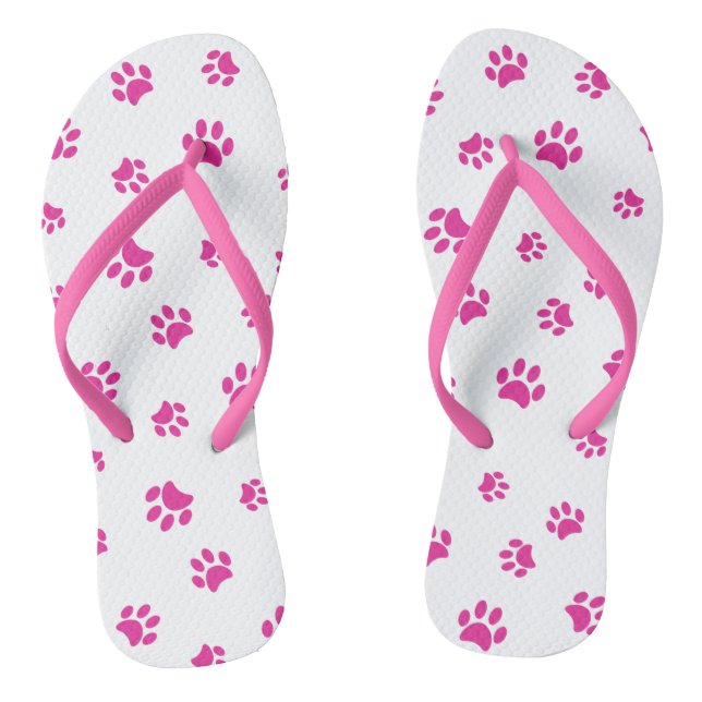 Druckmuster in rosa Farbe Flip Flops (Fußbett)