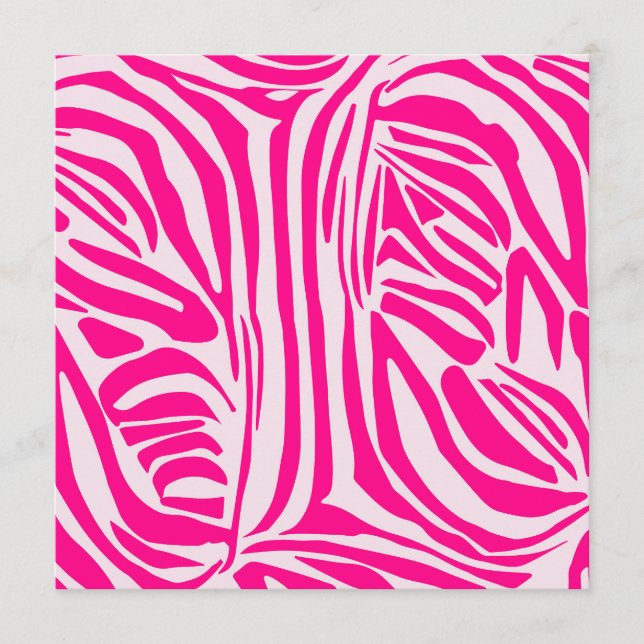 Druckmuster mit rosa Zebrastreifen Programm (Vorderseite)