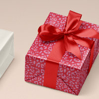 Druckmuster Rosa und Rot Leopard