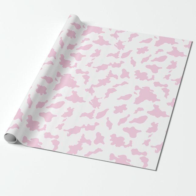 Druckpapier für rosa Kuh Geschenkpapier (Ungerollt)