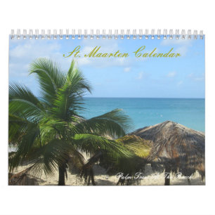 Druckphotographie-Kalender St. Maarten Gewohnheit Kalender