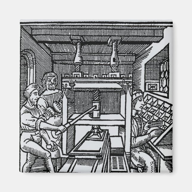 Druckpresse Magnet (Vorne)