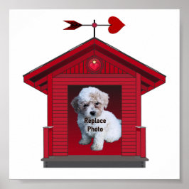 Druckrahmen für Hunde Welpen Hochgeladenes Druckpo Poster