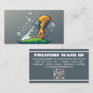 Druckreiniger mit QR-Code Treuekarte