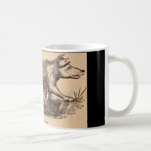 Druckschweine aus dem 19. Jahrhundert Kaffeetasse