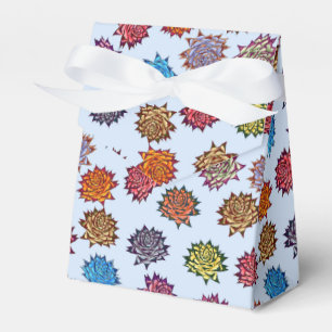 Druckspikes Rose, modernes Blumenmuster Geschenkschachtel