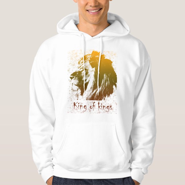 druckt Bluse von Kälte Löwe Hoodie (Vorderseite)