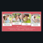 Druckt Save the Date Foto Cards<br><div class="desc">Diese schicken und modernen Fotokarten bitten Ihre Gäste stilvoll,  für Ihren großen Tag Save the Date zu gehen. Erhältlich in anderen Farben (individuelle Farbwünsche sind willkommen!).</div>