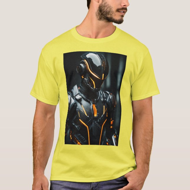 DRUCKT T SHIRT YELLOW (Vorderseite)
