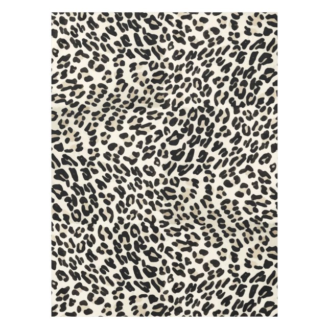 Drucktablett mit individualisiertem Leopard Tischdecke (Vorderseite)