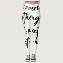 DRUCKTE B&W-DISIGN AUF Leggings