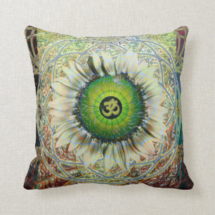 Druckte Kissen beider Seiten