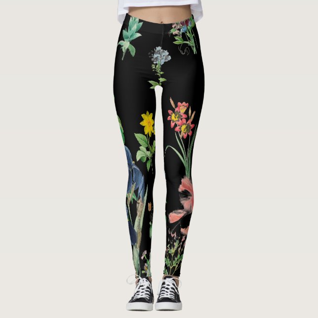 DRUCKTE LEGGINGS HAPPY SAY (Vorderseite)