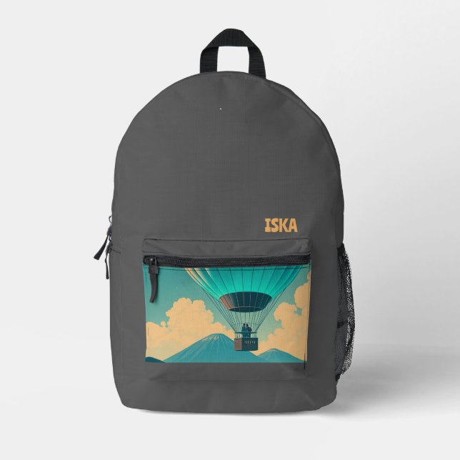 Druckversion Bedruckter Rucksack (Vorderseite)