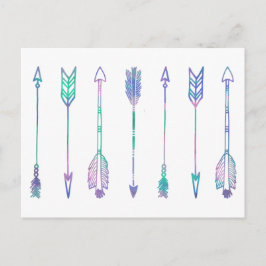 Druckvorlage für Wasserfarben Postkarte