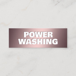 Druckwäsche Mini Visitenkarte