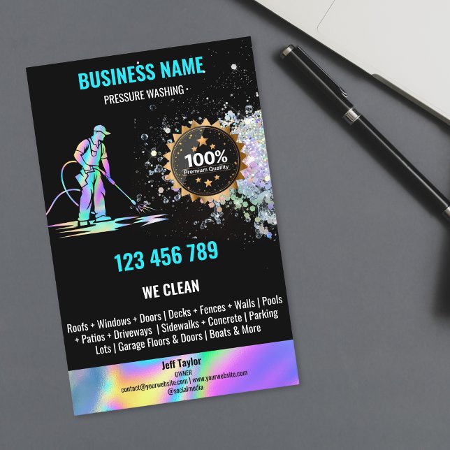 Druckwaschen des Powers Autostraßenreinigung Flyer (Von Creator hochgeladen)