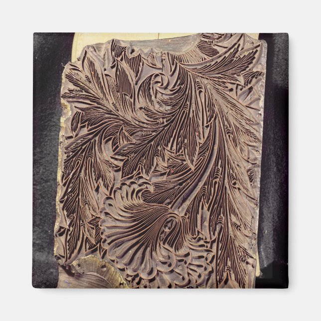 Druckwerk, Tulip, 1875 (geschnitztes Holz) Magnet (Vorne)