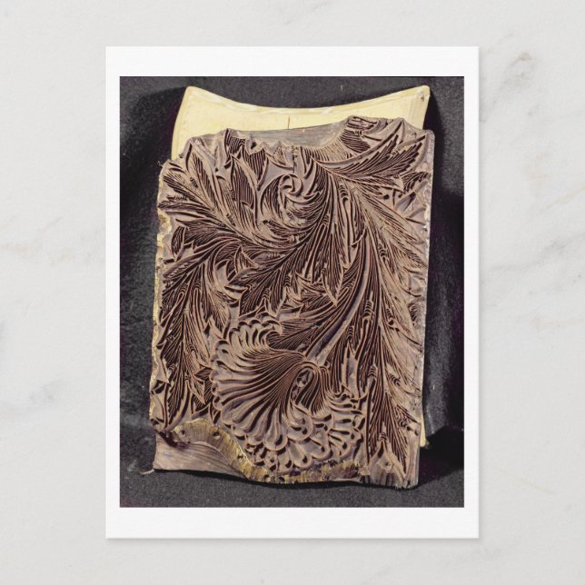 Druckwerk, Tulip, 1875 (geschnitztes Holz) Postkarte (Vorderseite)