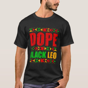 Drug Black Leo Black History Monte Melanin T-Shirt