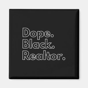 Drug Black Realtor African American Black History Magnet