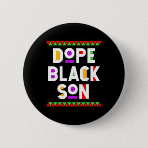Drug Black Son African American Black History Mont Button