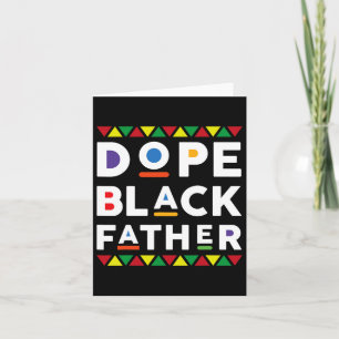 Drug Black Vater Afro American African Vaters Day Karte