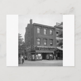 Drug Store der Völker, 1921 Postkarte