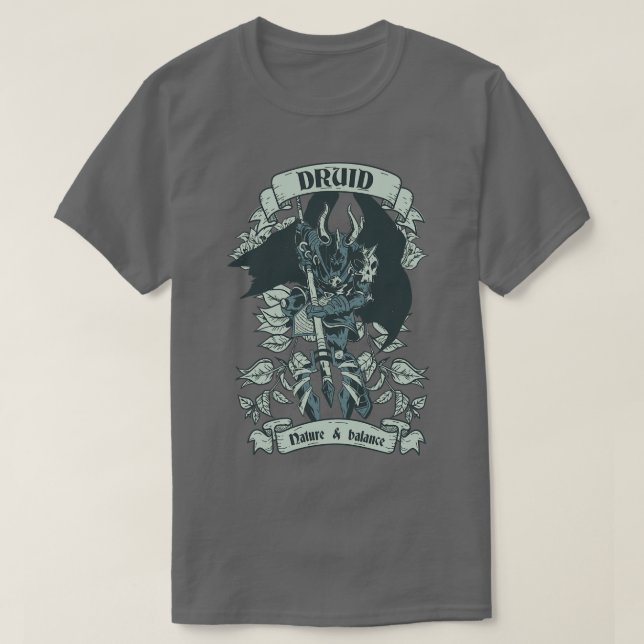 Druid-Klasse T-Shirt (Design vorne)