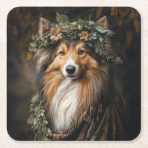 Druid Sheltie Untersetzer