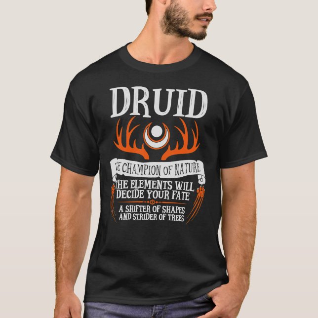 DRUID, THE CHAMPION OF NATURE - Dungeons &amp; Dra T-Shirt (Vorderseite)