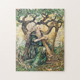 Druide keltische Weiße Priester der Natur Puzzle